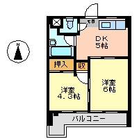 エムズハウス栄の間取り