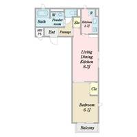 アムールKSの間取り