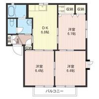 コーポ・ワセイ Bの間取り