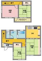 物件の間取り画像