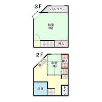 和歌山県和歌山市北新5(一戸建)の賃貸物件の間取り