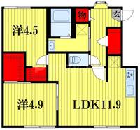 物件の間取り画像
