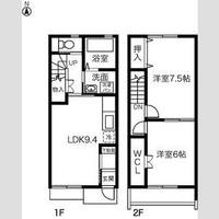 岐阜県各務原市那加芦原町1(一戸建)の賃貸物件の間取り