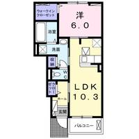 広島県呉市音戸町波多見9(アパート)の賃貸物件の間取り