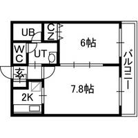 北海道札幌市中央区南六条西22(マンション)の賃貸物件の間取り