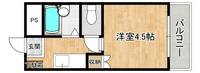 兵庫県神戸市東灘区魚崎南町7(マンション)の賃貸物件の間取り