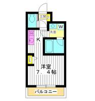 東京都練馬区中村3(マンション)の賃貸物件の間取り