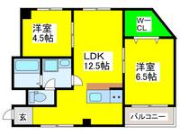 渡辺芦原ビルマンションの間取り