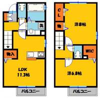 エスペランサBの間取り