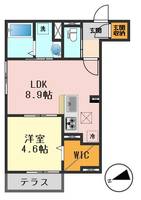 東京都葛飾区柴又6(アパート)の賃貸物件の間取り