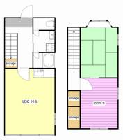 静岡県浜松市中央区高丘東4(一戸建)の賃貸物件の間取り