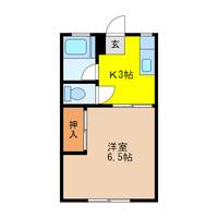 岐阜県大垣市室本町2(アパート)の賃貸物件の間取り