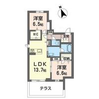 埼玉県さいたま市緑区大字中野田(マンション)の賃貸物件の間取り