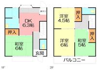 物件の間取り画像