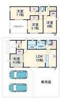 物件の間取り画像