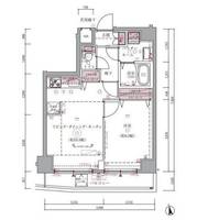 東京都品川区荏原6(マンション)の賃貸物件の間取り
