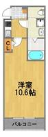 東京都昭島市美堀町3(アパート)の賃貸物件の間取り