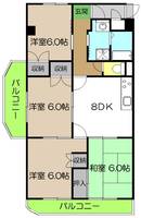 モイドープ和田の間取り