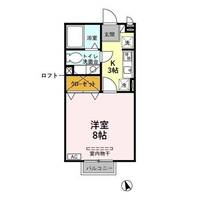 群馬県高崎市上中居町(アパート)の賃貸物件の間取り