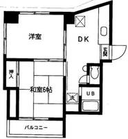 神奈川県横浜市西区南浅間町(マンション)の賃貸物件の間取り