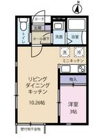 ジュネス亀井野の間取り