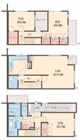 東京都新宿区中里町(一戸建)の賃貸物件の間取り