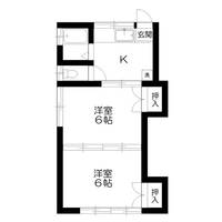 宮城県仙台市青葉区中江2(アパート)の賃貸物件の間取り