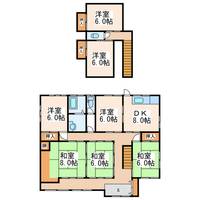 熊本県宇土市栗崎町(一戸建)の賃貸物件の間取り
