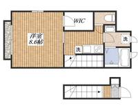 東京都昭島市中神町(アパート)の賃貸物件の間取り