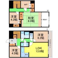 愛知県名古屋市中区新栄3(マンション)の賃貸物件の間取り
