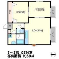 物件の間取り画像