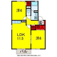 ひばり野ハイツCの間取り