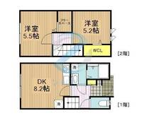東京都江戸川区篠崎町1(アパート)の賃貸物件の間取り