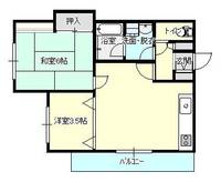 東京都八王子市大楽寺町(マンション)の賃貸物件の間取り