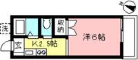 吉田ハイツの間取り