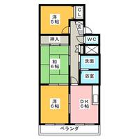 マンション宮木の間取り