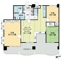 福岡県久留米市東櫛原町(マンション)の賃貸物件の間取り
