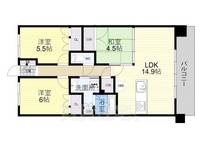 パークナード・レーベン茨木さわらぎの間取り