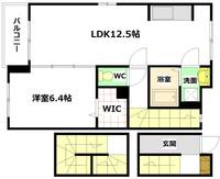 広島県広島市安芸区矢野西6(アパート)の賃貸物件の間取り