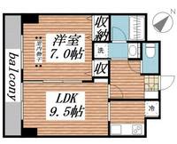 東京都目黒区目黒2(アパート)の賃貸物件の間取り