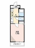 東京都渋谷区代々木3(マンション)の賃貸物件の間取り