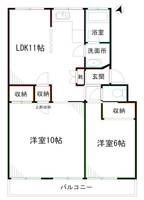 マック東中野コートの間取り