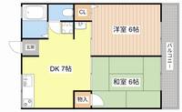 滋賀県守山市伊勢町(アパート)の賃貸物件の間取り