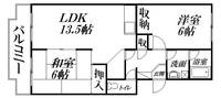 静岡県浜松市中央区飯田町(マンション)の賃貸物件の間取り