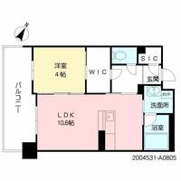 コムフォート薬院の間取り