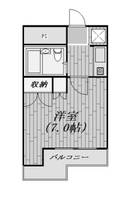 神奈川県川崎市幸区小向仲野町(マンション)の賃貸物件の間取り