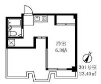 東京都世田谷区粕谷4(マンション)の賃貸物件の間取り