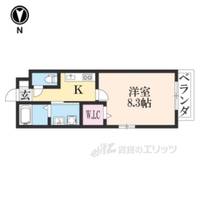 サクシード稲荷1STの間取り