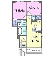 神奈川県川崎市宮前区東有馬5(アパート)の賃貸物件の間取り