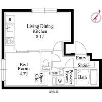 ルリアン西新宿の間取り